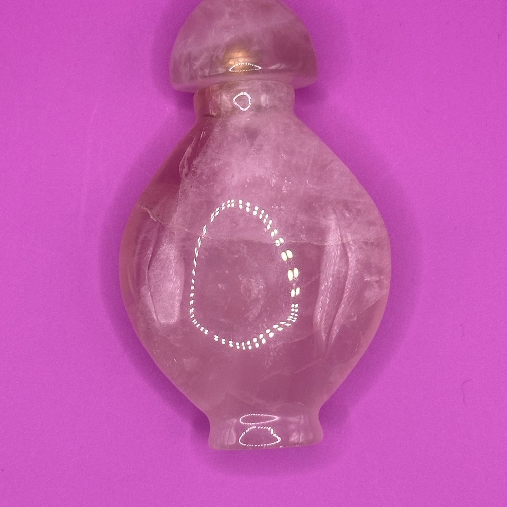 Absolutely Beautiful Rose Quartz Perfume Bottle